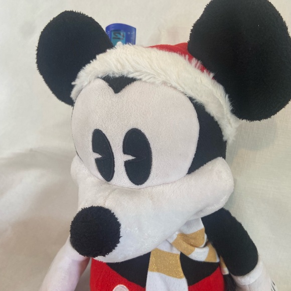DISNEY MICKEY/MINNIE MOUSE CHRISTMAS SANTA 20" PLUSH DOLLS - Picture 11 of 14
